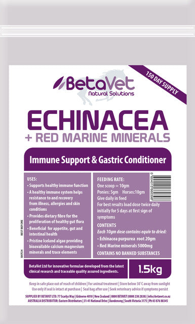 Echinacea + Red Marine Minerals Immune Support and Gastric Conditioner